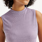 Women's Textured Mock Neck Tank Top - cf36fb68-d7c6-4082-8551-156c804fda5c View
