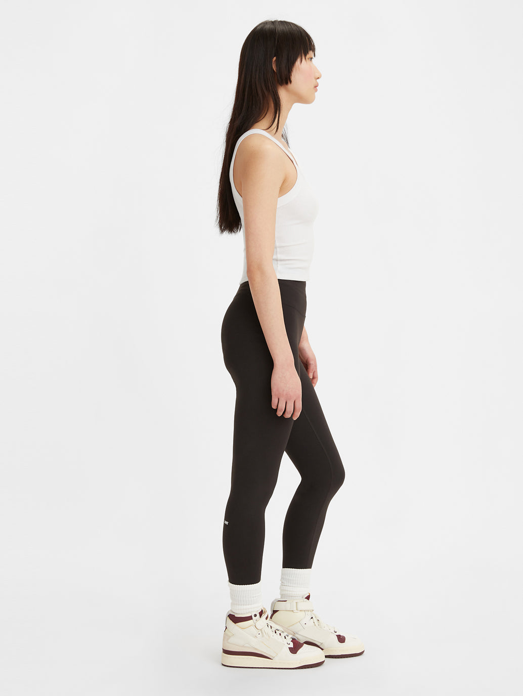 Women s Mid Rise Black Skinny Leggings Levis India Store