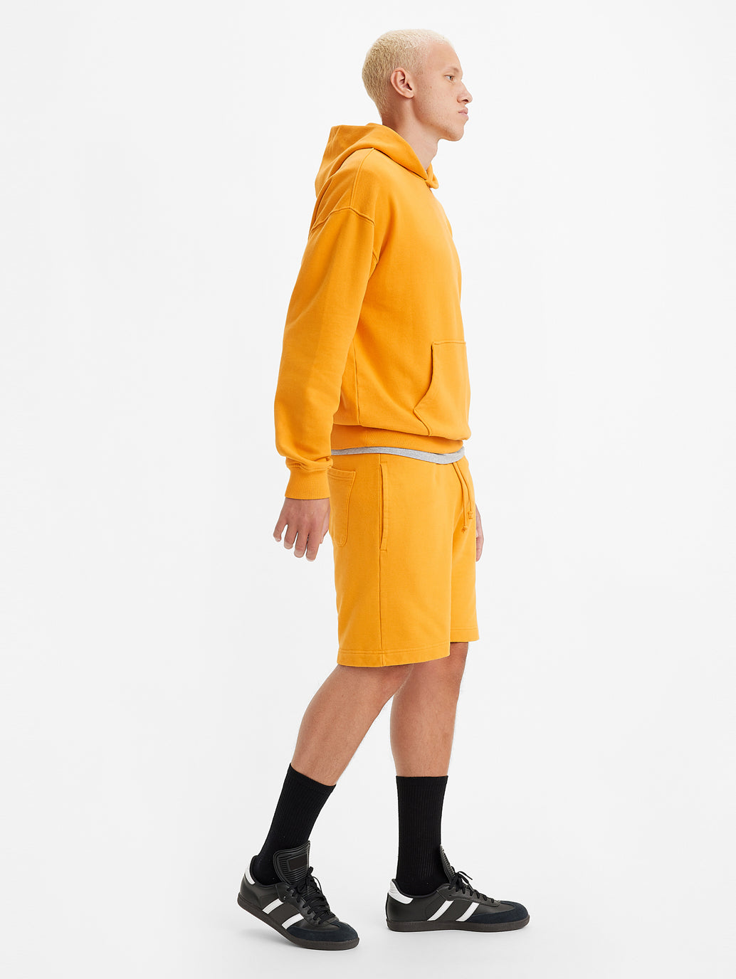 Men's Mustard Regular Fit Shorts - 20b2804e-e76e-41b5-a84a-ec26cb409c39 View