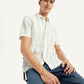 Men's Striped Relaxed Fit Shirt - Elevated View