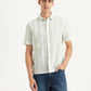 Men's Striped Relaxed Fit Shirt - Front View