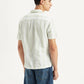 Men's Striped Relaxed Fit Shirt - Back View