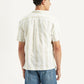 Men's Striped Relaxed Fit Shirt - Back View