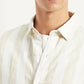 Men's Striped Relaxed Fit Shirt - Detail View