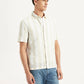 Men's Striped Relaxed Fit Shirt - Side View