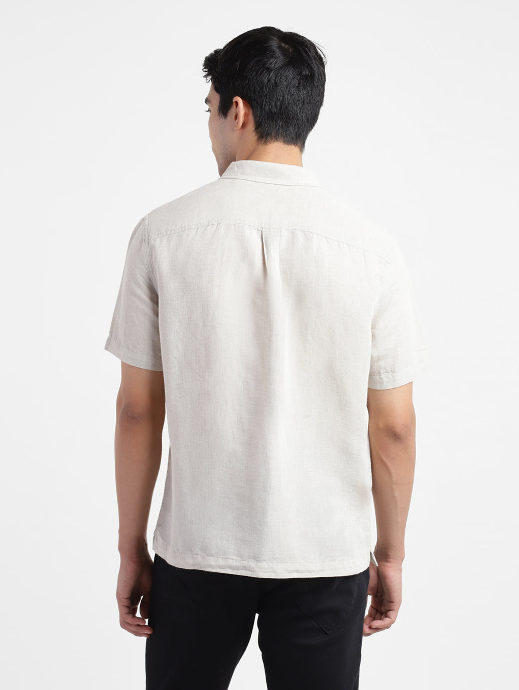 Men's Solid Spread Collar Shirt - 19ed3de6-5d20-4edf-ba73-3081043b3c37 View