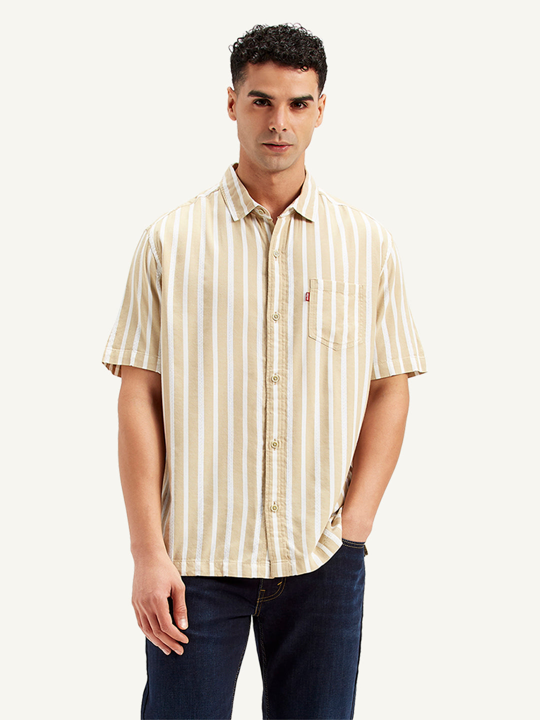 Men's Striped Slim Fit Shirt