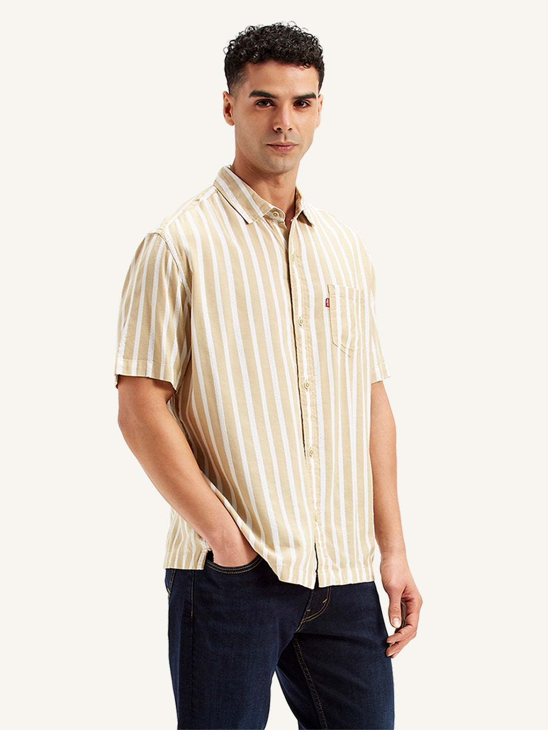 Men's Striped Slim Fit Shirt