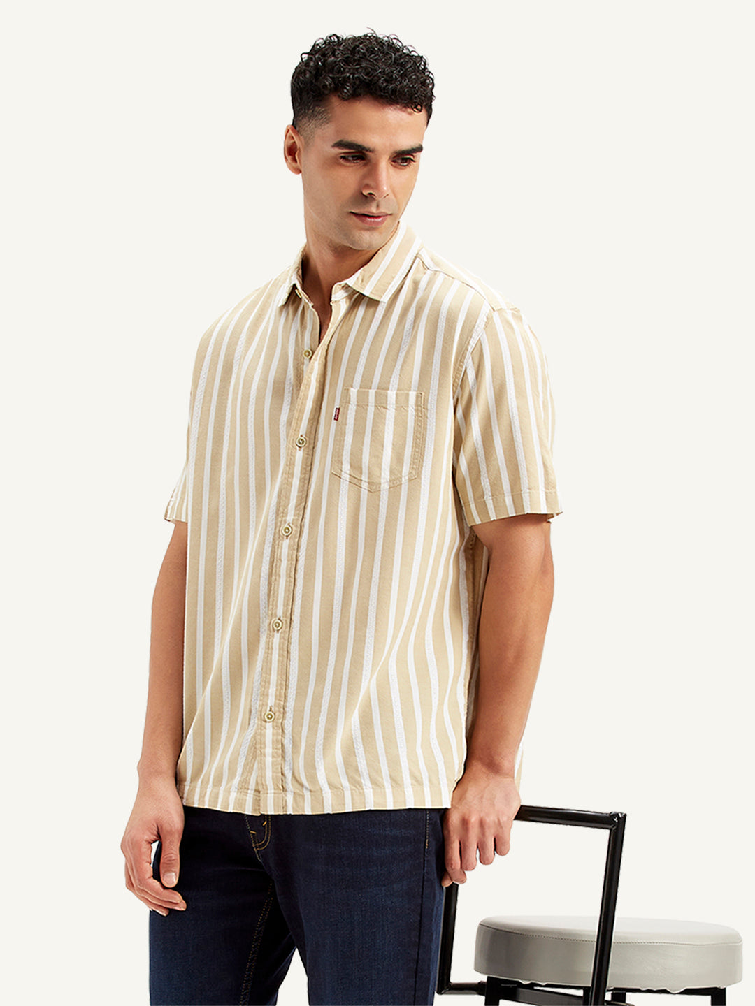 Men's Striped Slim Fit Shirt