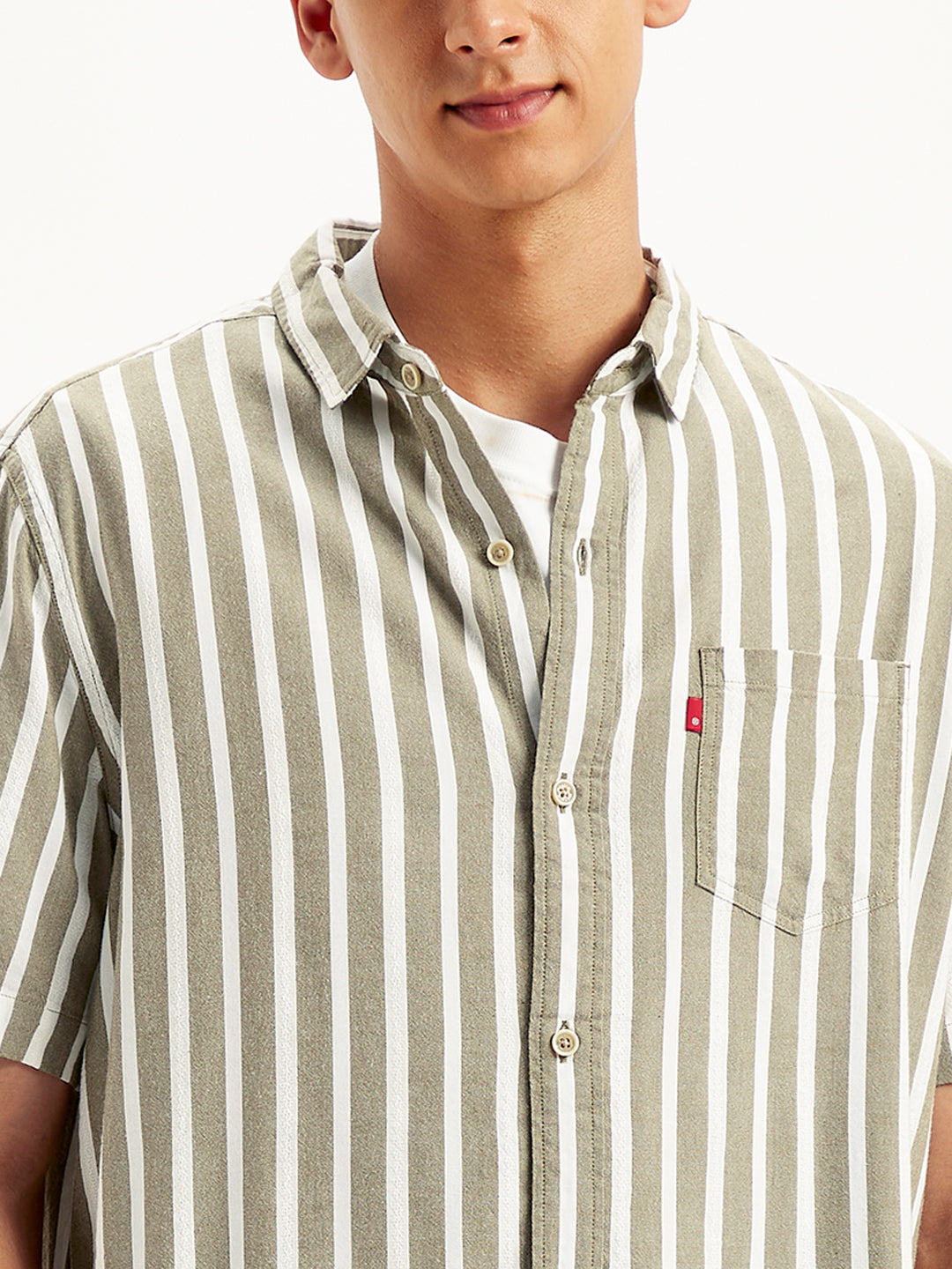 Men's Striped Regular Fit Shirt