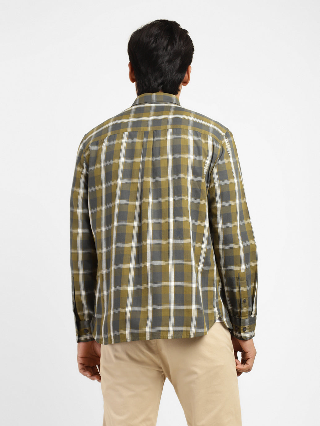 Men's Checkered Slim Fit Shirt