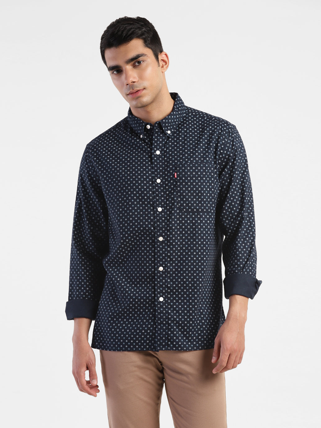 Men's Printed Slim Fit Shirt