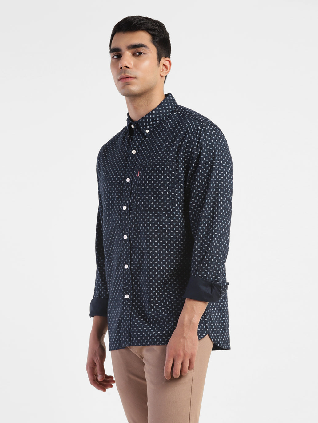 Men's Printed Slim Fit Shirt