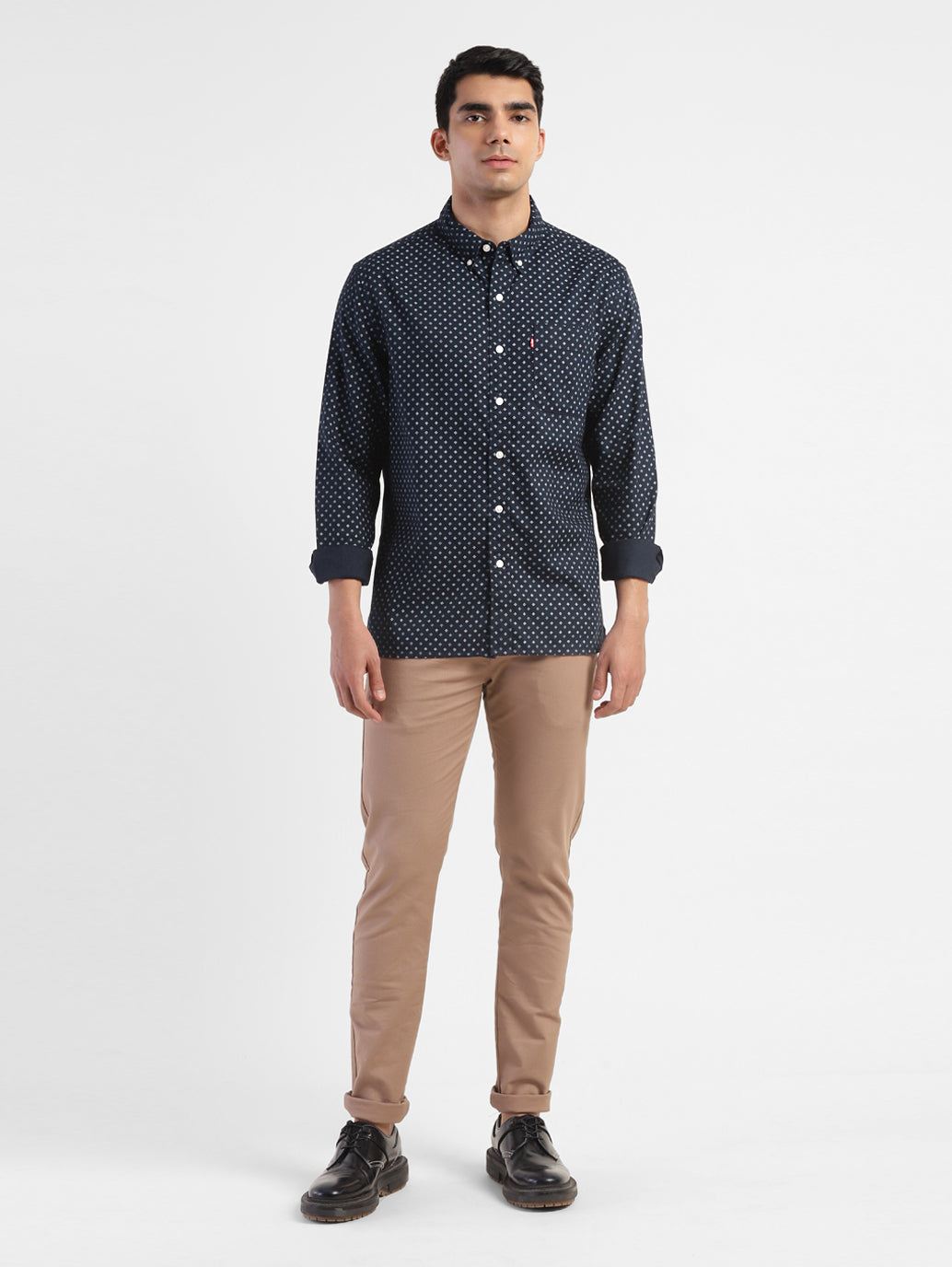 Men's Printed Slim Fit Shirt