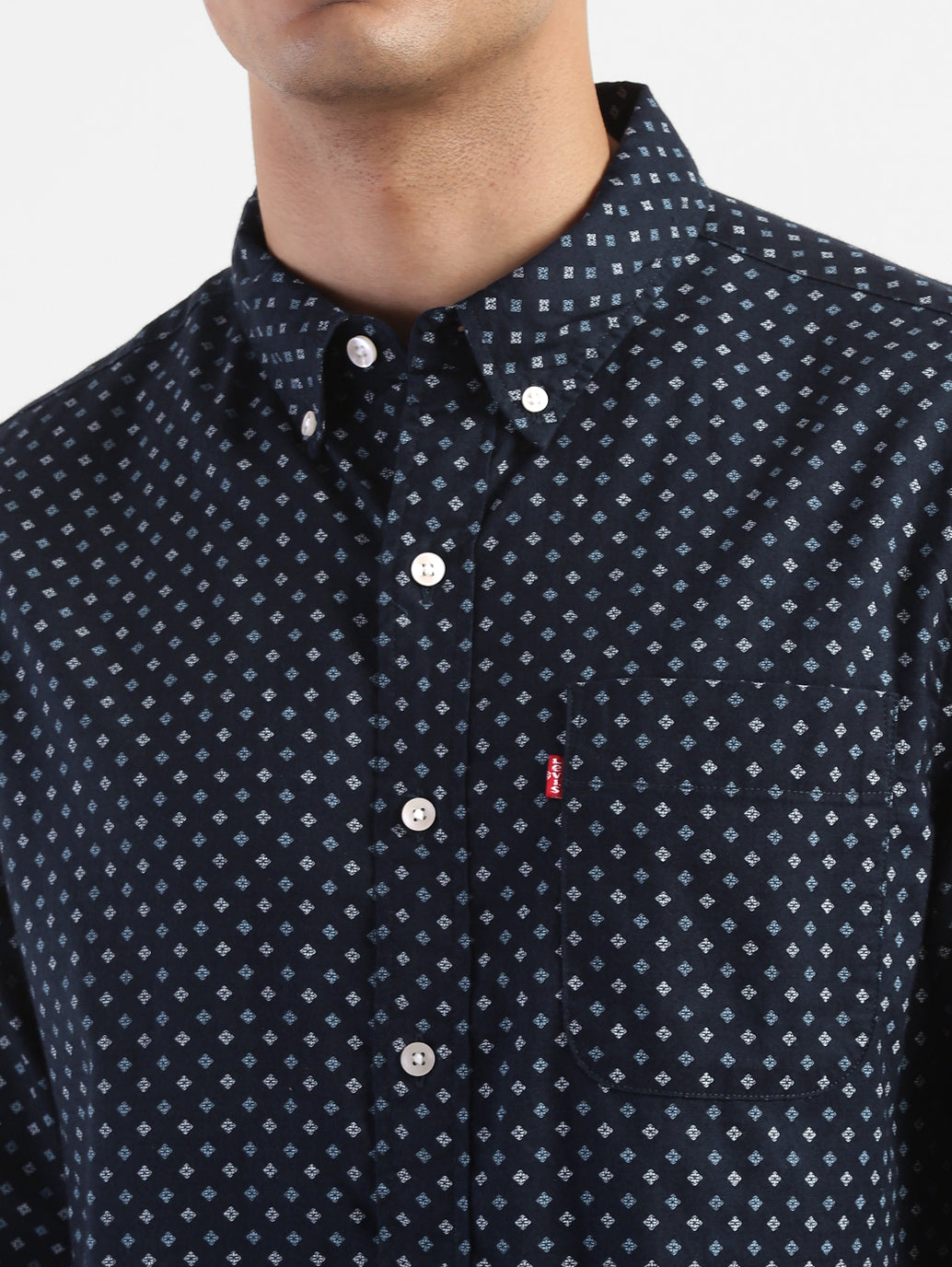 Men's Printed Slim Fit Shirt