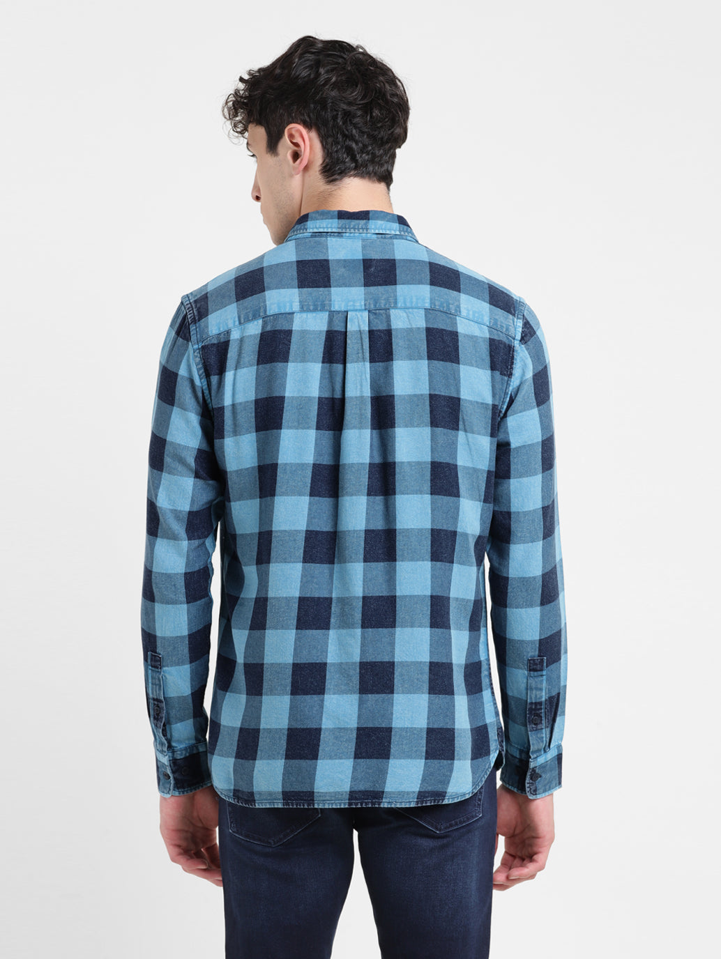 Men's Checked Slim Fit Shirt