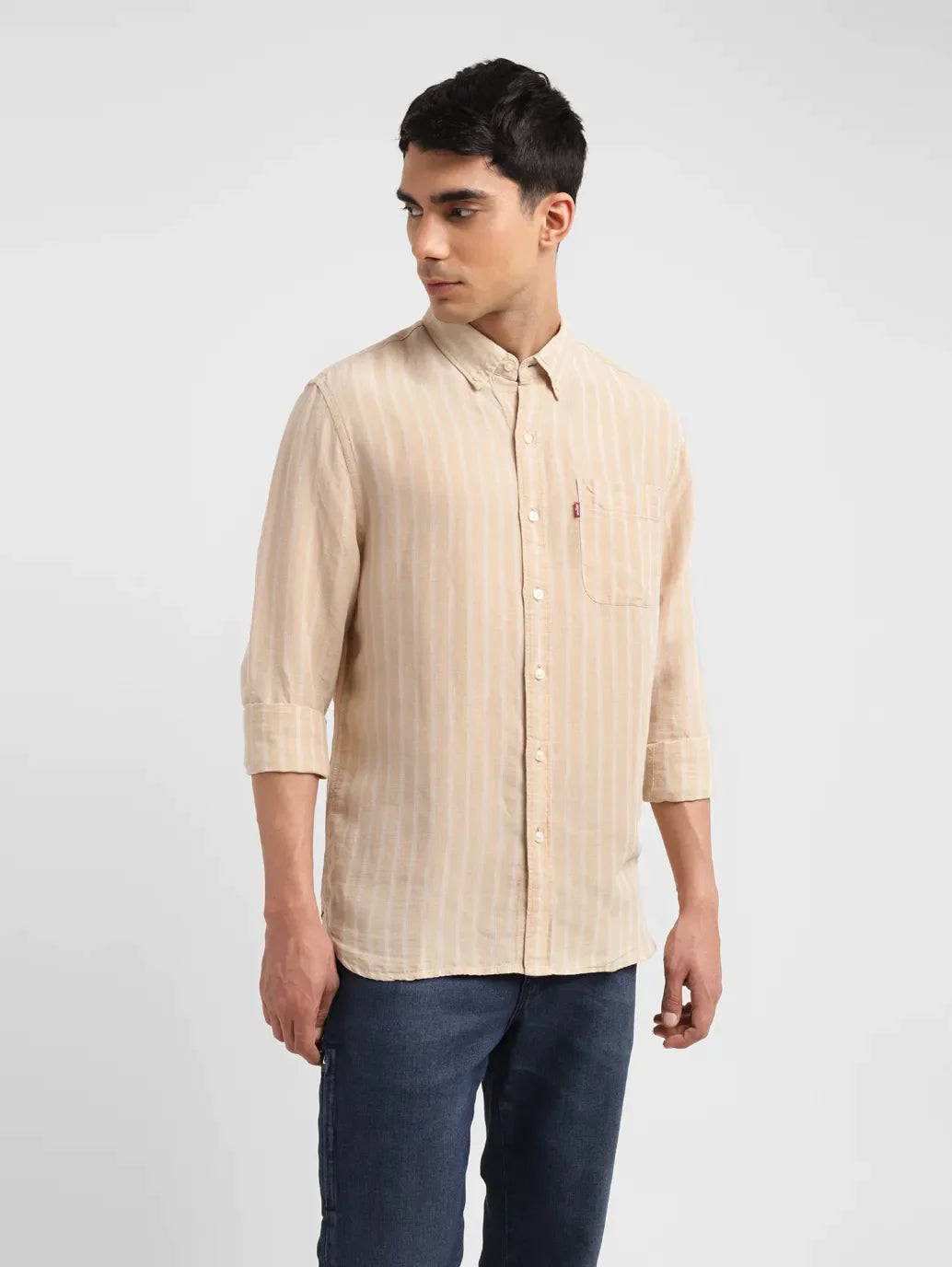 Men's Striped Slim Fit Shirt