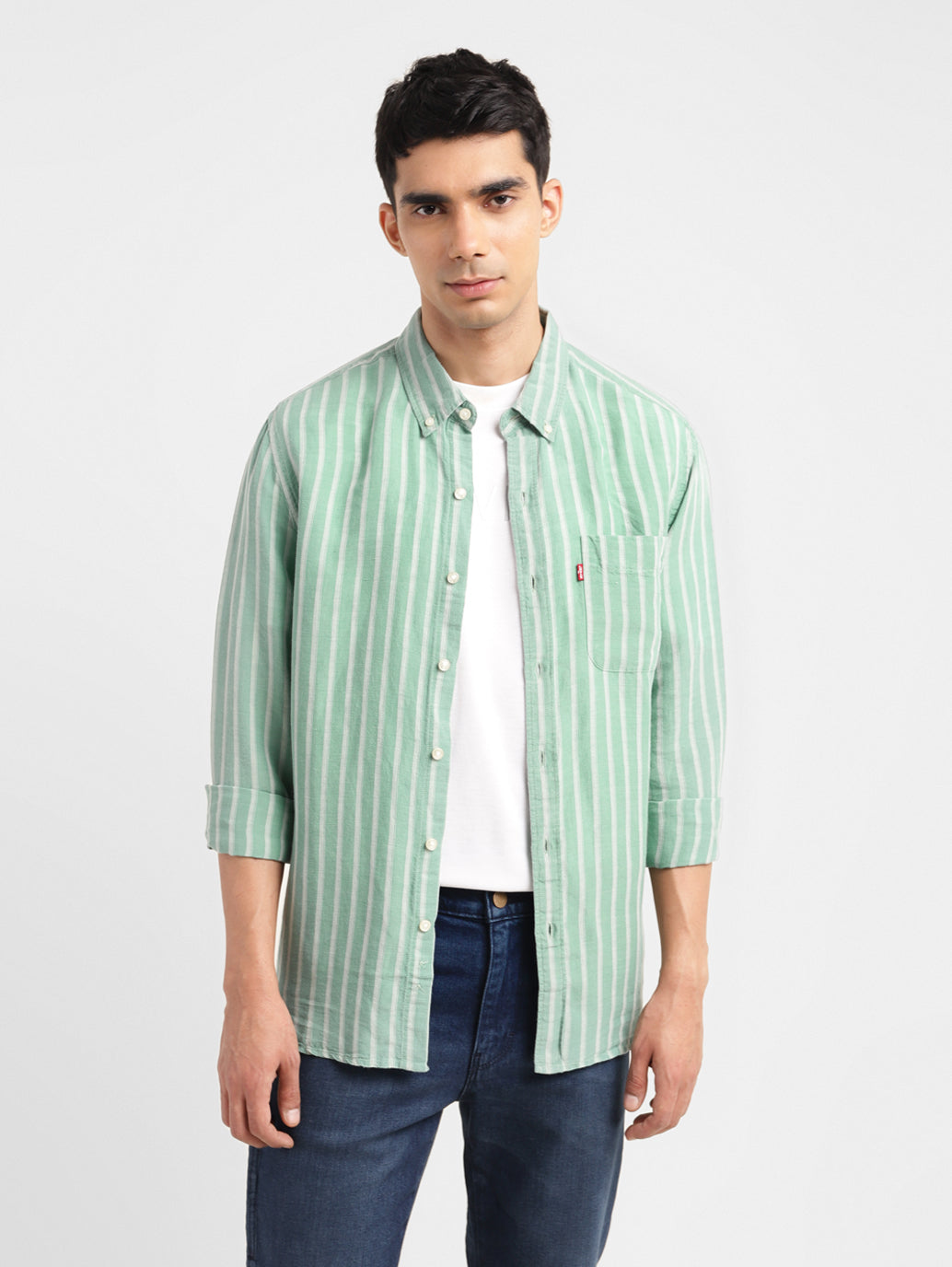 Men's Striped Slim Fit Shirt