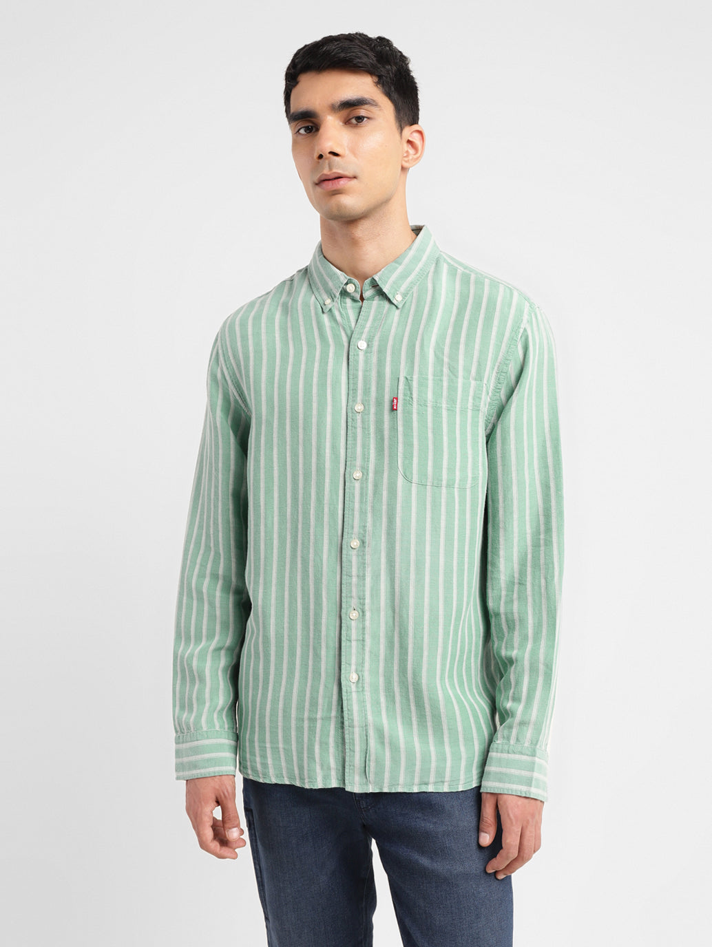 Men's Striped Slim Fit Shirt