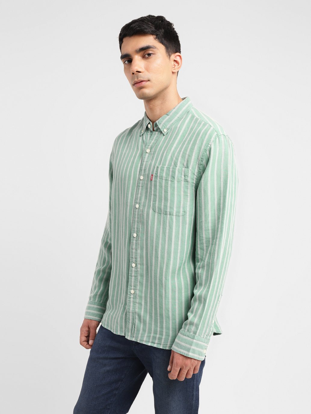 Men's Striped Slim Fit Shirt