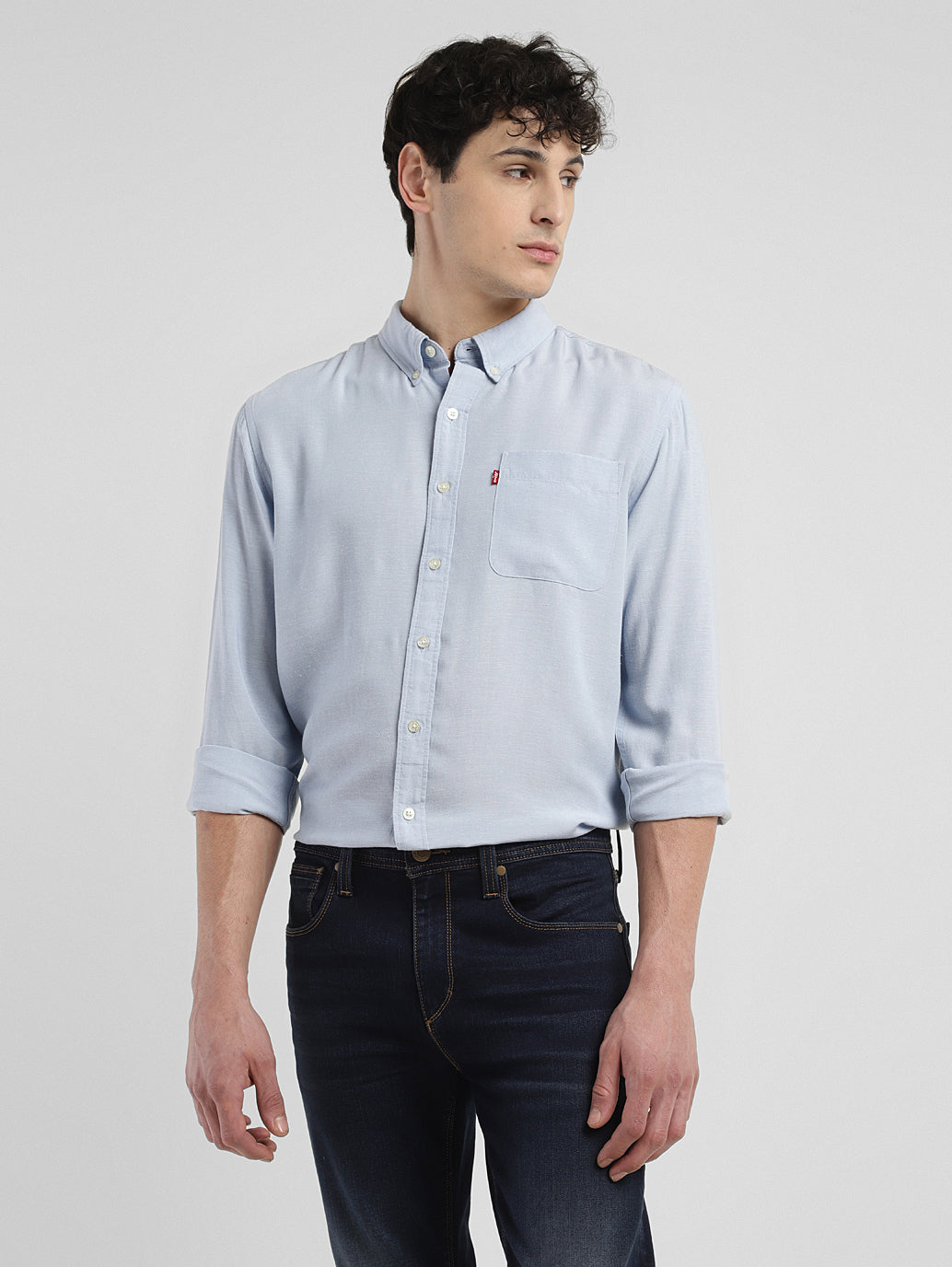 Men's Solid Slim Fit Shirt