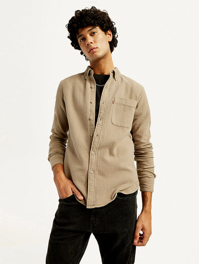 levi's Men's Solid Overdyed Slim Fit Shirt-picture-19