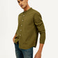 Men's Striped Slim Fit Shirt - Elevated View