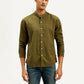Men's Striped Slim Fit Shirt - Front View