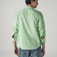 Men's Solid Slim Fit Shirt - Back View