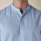 Men's Solid Regular Collar Slim Fit Linen Shirt - 7706dd07-5ef7-4274-9659-a798aa205158 View