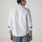 Men's Solid Slim Fit Oxford Shirt - Back View