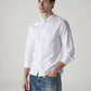Men's Solid Slim Fit Oxford Shirt - Side View