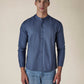 Men's Solid Mandarin Collar Slim Fit Oxford Shirt - f8465d84-c43e-4210-9519-238816b9eb74 View