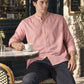 Men's Solid Slim Fit Linen Shirt - A38110035 View