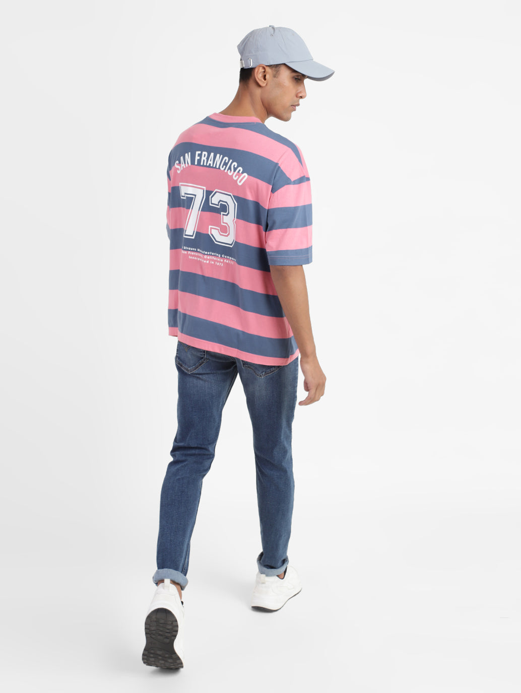 Men's Striped Crew Neck T-shirt