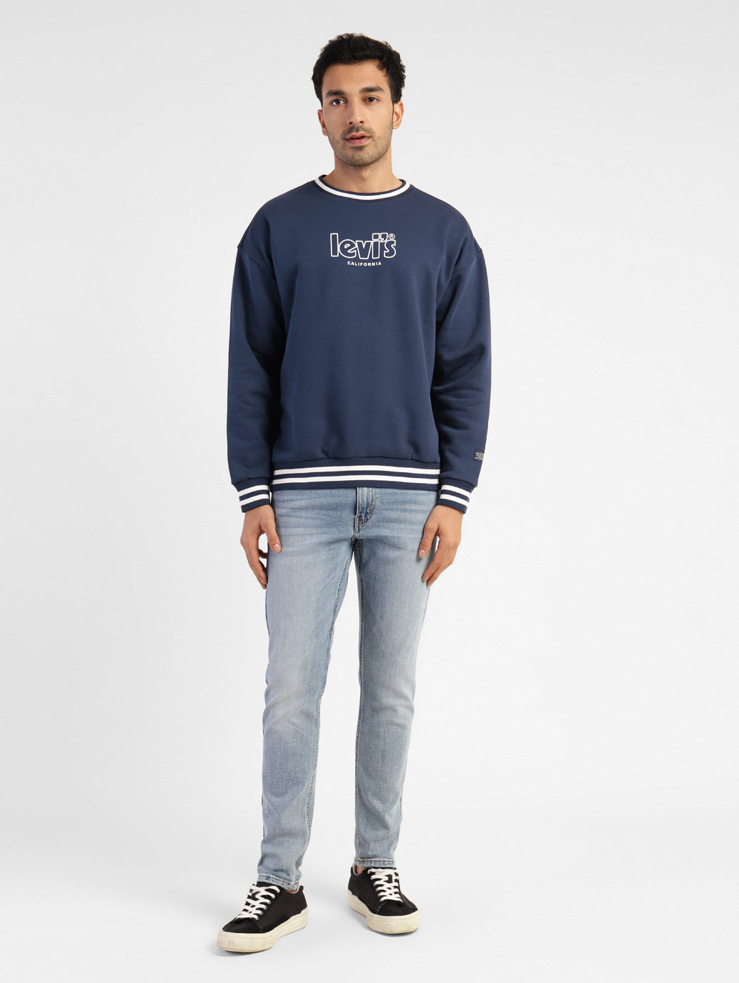 Men's Brand Logo Crew Neck Sweatshirt