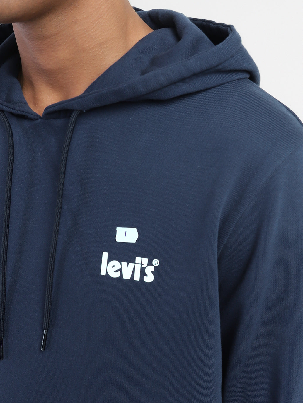 Levi navy hoodie hot sale