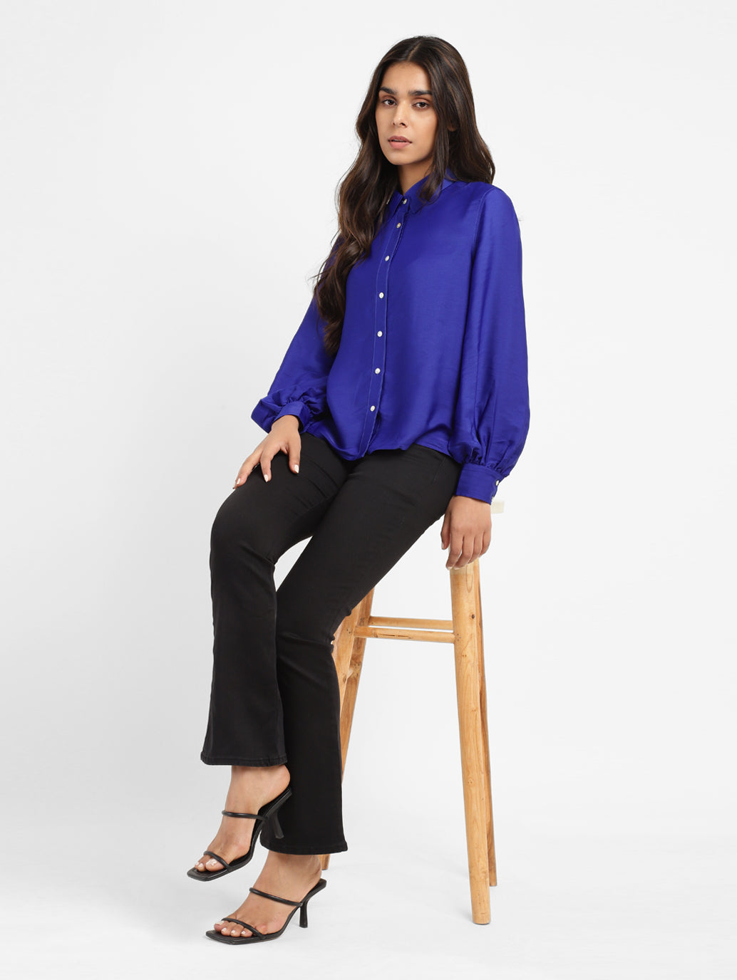 Women's Solid Relaxed Fit Shirt