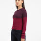 Women's Colorblock Crew Neck Sweater Multi-Color