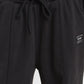 Women's Mid Rise Black Regular Fit Joggers - 245710aa-2eeb-4545-98fc-a125914918b8 View