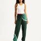 Women's Mid Rise Green Regular Fit Joggers