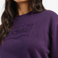 Women's Brand logo Regular Fit Crew Neck Sweatshirt