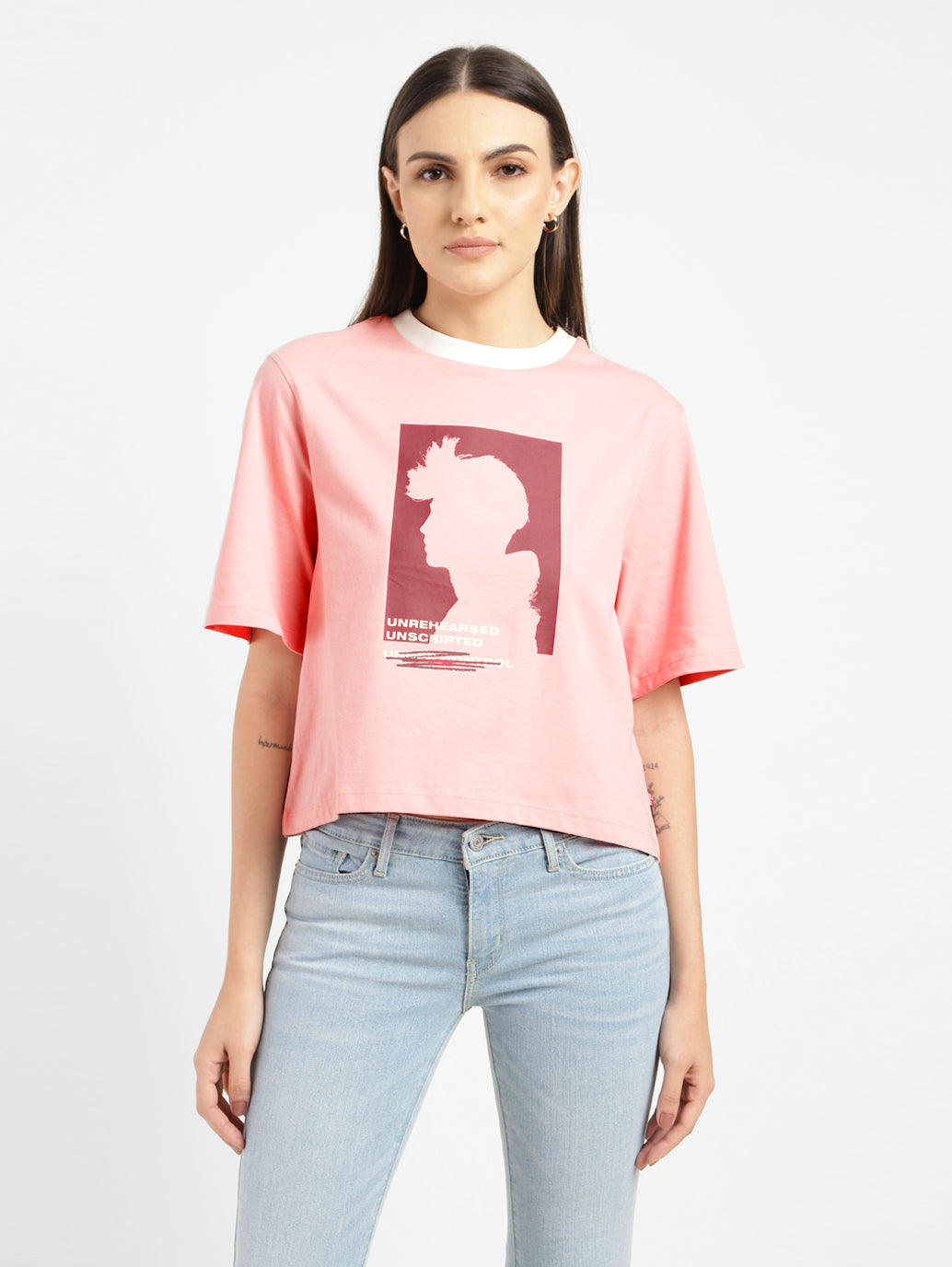 Women's Graphic Print Crew Neck T-Shirt