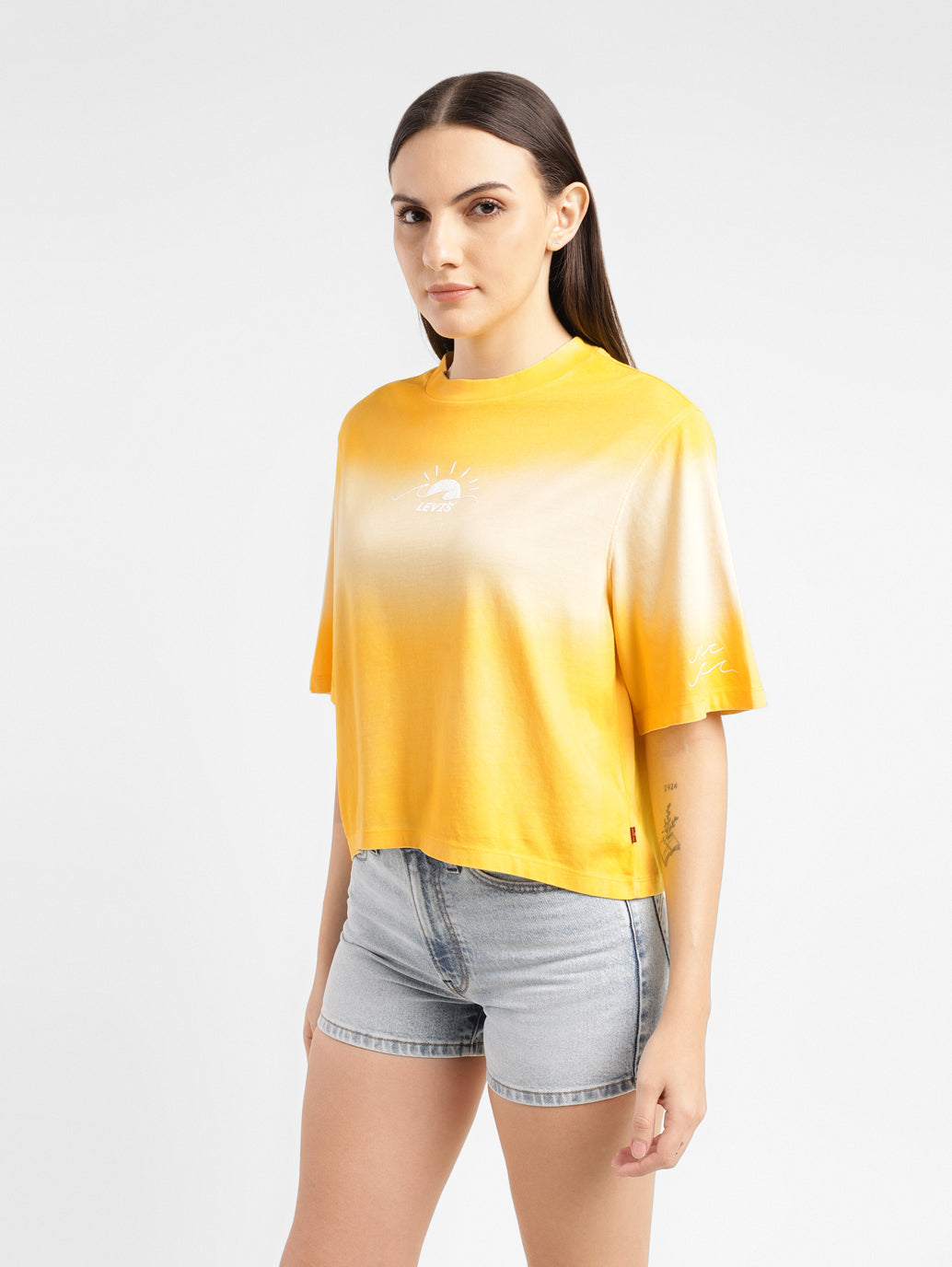 Women's Ombre Relaxed Fit T-Shirt