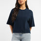 Women's Solid Boxy T-Shirt