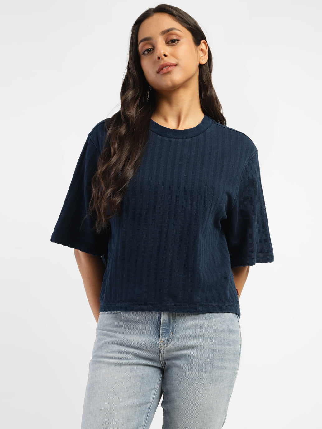 Women's Solid Boxy T-Shirt