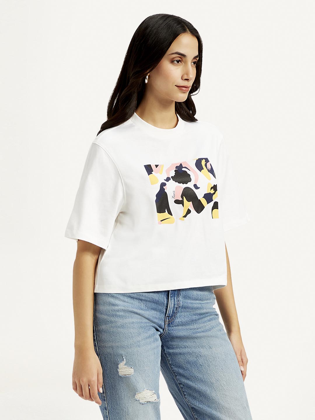 Women's Graphic Print Relaxed Fit T-shirts