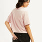 Women's Printed Boxy Fit T-Shirt - back View