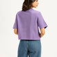 Women's Printed Boxy Fit T-Shirt - back View