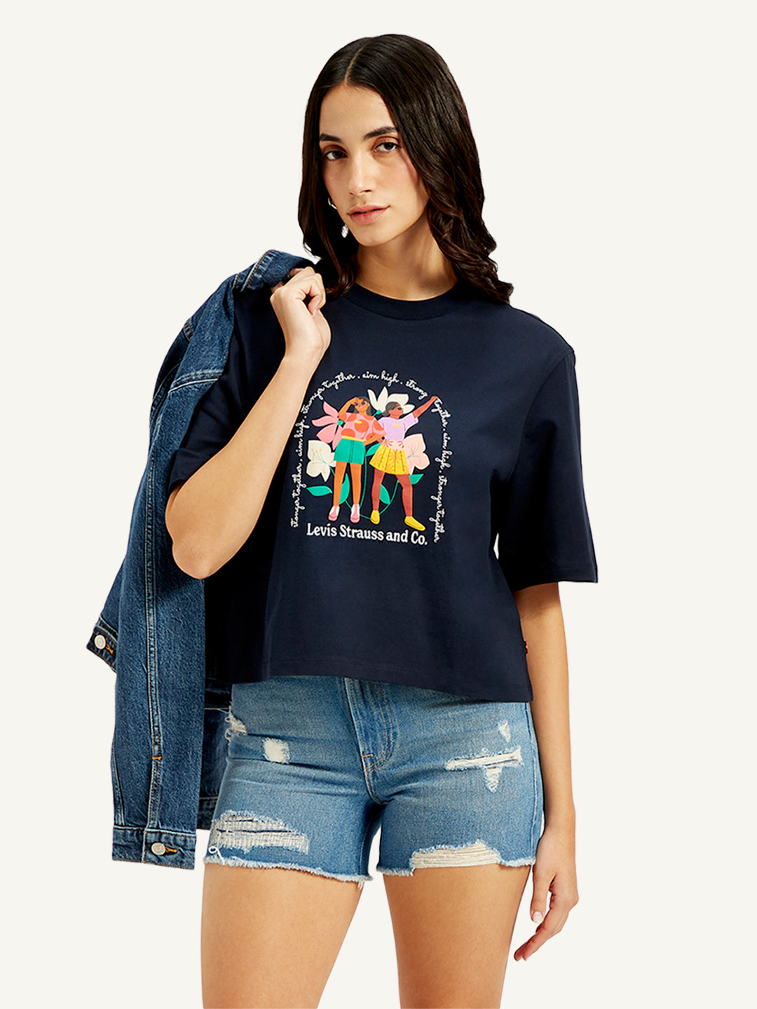 Women's Graphic Print Boxy T-Shirt